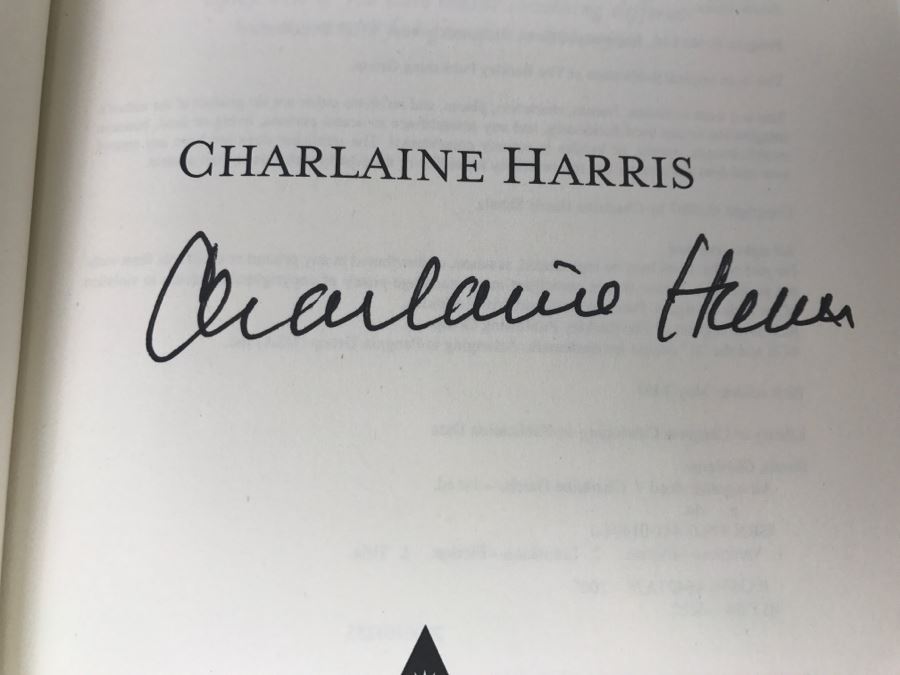 Signed First Edition 2007 Hardcover Book All Together Dead By Charlaine Harris [Photo 7]