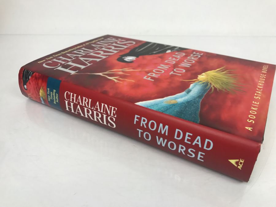 Signed First Edition 2008 Hardcover Book From Dead To Worse By Charlaine Harris [Photo 3]
