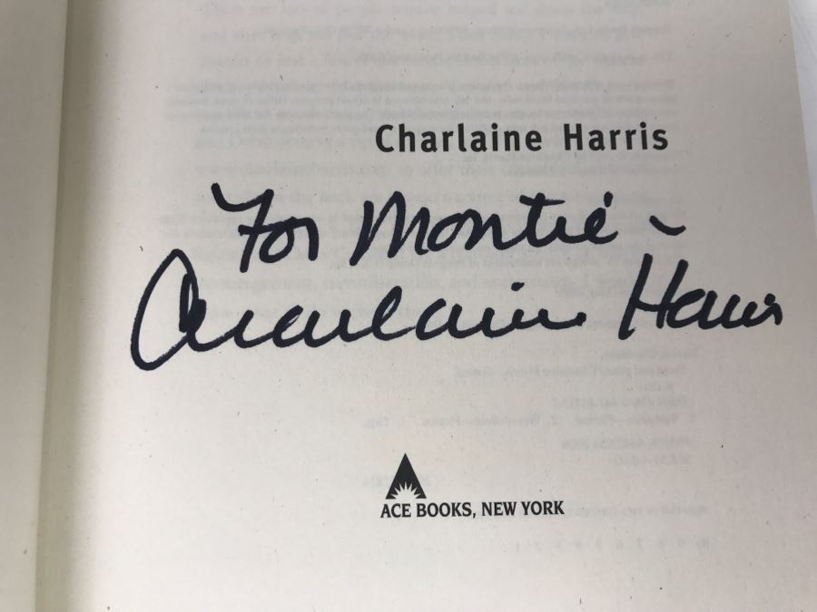 Signed First Edition 2009 Hardcover Book By Charlaine Harris [Photo 8]