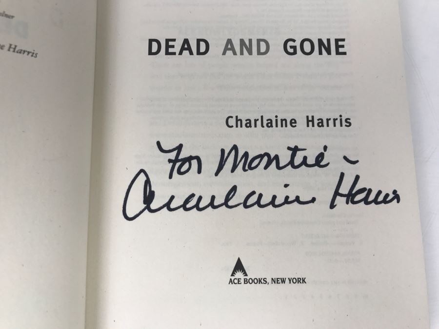 Signed First Edition 2009 Hardcover Book By Charlaine Harris [Photo 7]