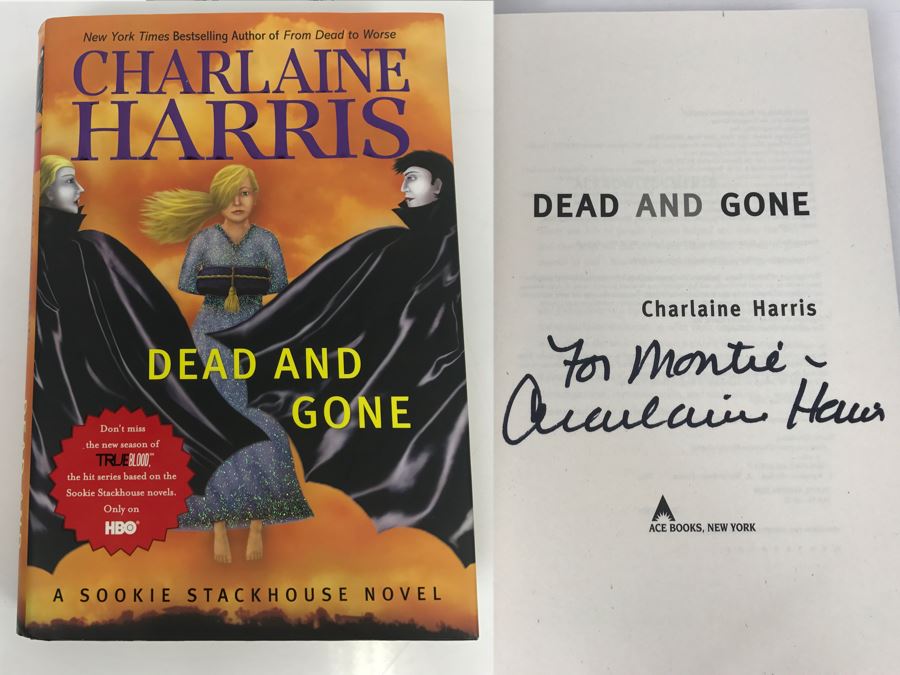 Signed First Edition 2009 Hardcover Book By Charlaine Harris