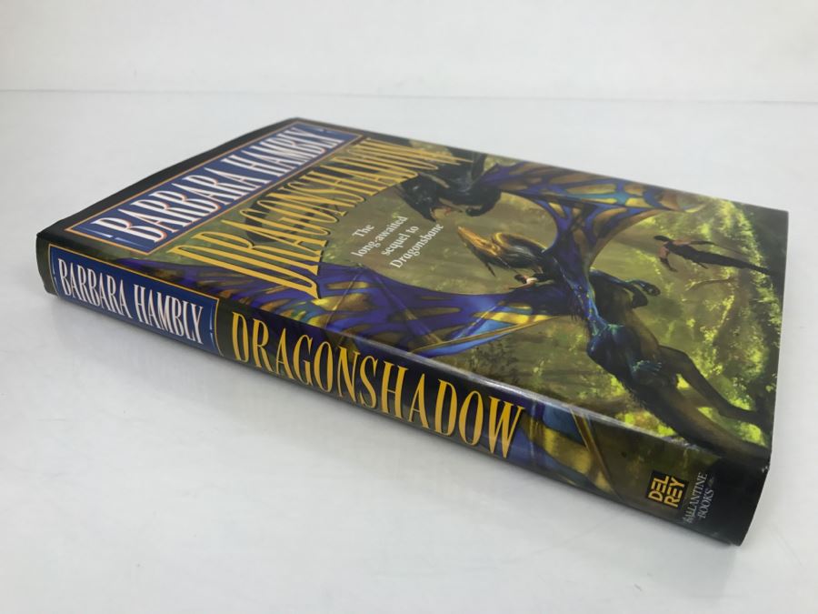Signed First Edition 1999 Hardcover Book Dragonshadow By Barbara Hambly [Photo 3]
