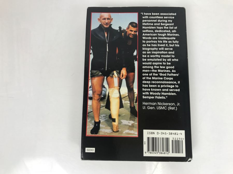 Signed 1993 Hardcover Book One Tough Marine The Autobiography Of First Sergeant Donald N. Hamblen, USMC [Photo 4]