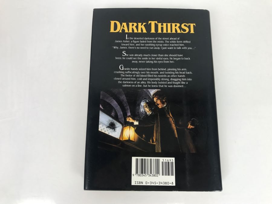 Signed First Edition 1988 Hardcover Book Those Who Hunt The Night By Barbara Hambly [Photo 4]