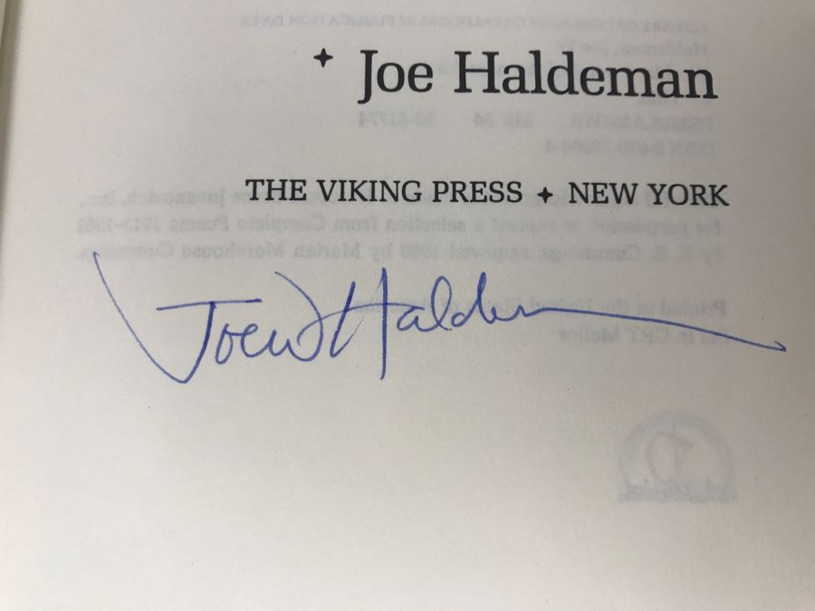 Signed 1981 Hardcover Book Worlds: A Novel Of The Near Future By Joe W Haldeman [Photo 8]