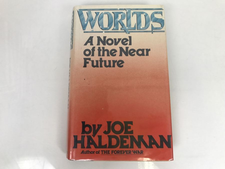 Signed 1981 Hardcover Book Worlds: A Novel Of The Near Future By Joe W ...