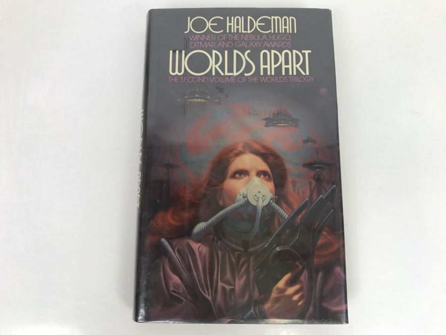 Signed 1983 Hardcover Book Worlds Apart By Joe Halderman [Photo 2]