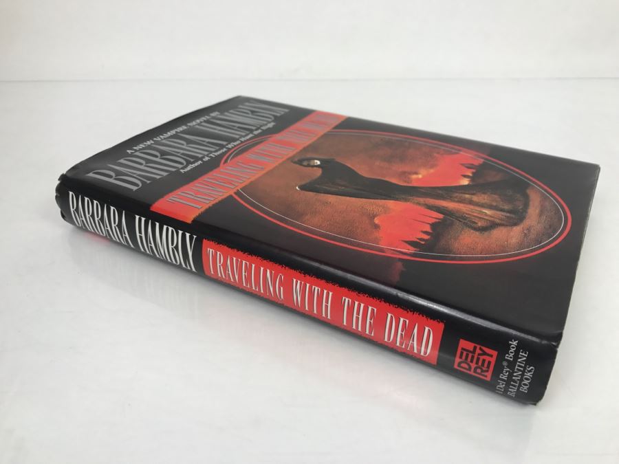 Signed First Edition 1995 Traveling With The Dead By Barbara Hambly [Photo 3]