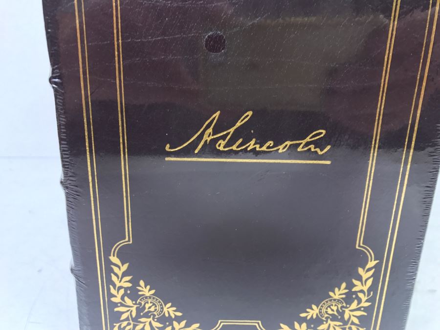 UPDATED: COMPLETE Sealed Set Of (10) Easton Press Hardcover Books The Collected Works Of Abraham Lincoln Volumes I-X 1824-1865 [Photo 13]