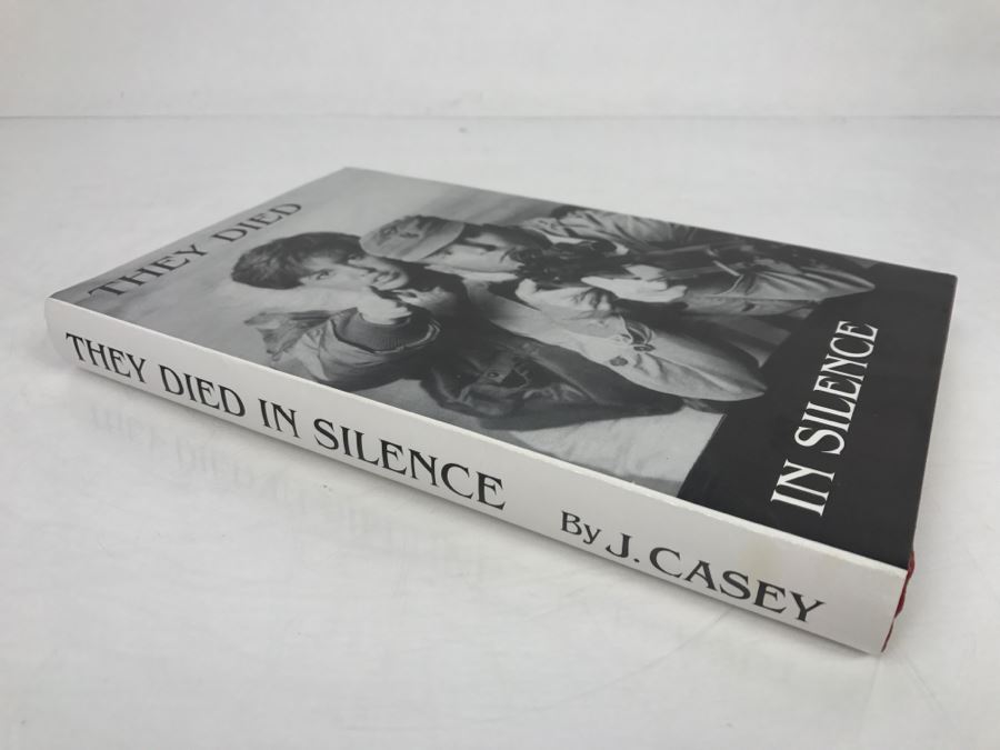 Signed Paperback Book They Died In Silence By J. Casey [Photo 3]