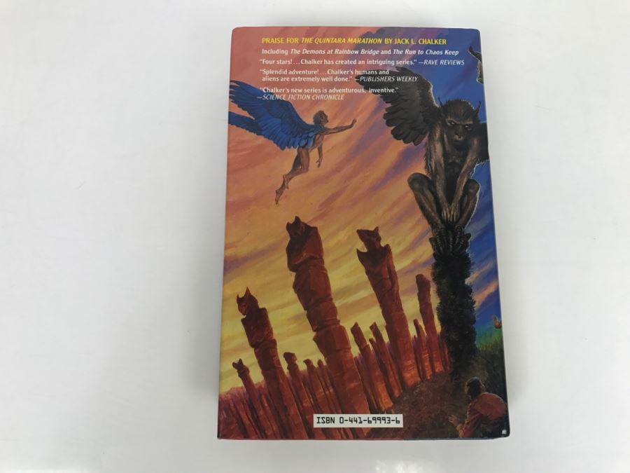 Signed First Edition 1991 Hardcover Book The Ninety Trillion Fausts By Jack L. Chalker [Photo 4]