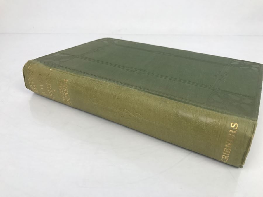 Antique Hardcover Book The Personal History Of David Copperfield By Charles Dickens With 40 Illustrations By Phiz Volume I London Chapman & Hall, Ltd. New York: Charles Scribner's Sons Centenary Edition [Photo 4]