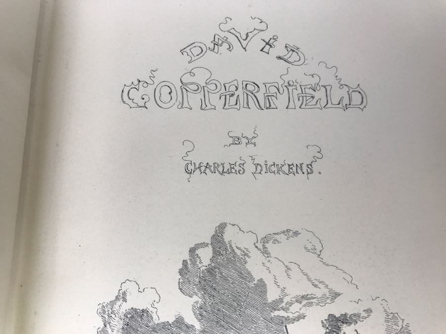 Antique Hardcover Book The Personal History Of David Copperfield By Charles Dickens With 40 Illustrations By Phiz Volume I London Chapman & Hall, Ltd. New York: Charles Scribner's Sons Centenary Edition [Photo 11]