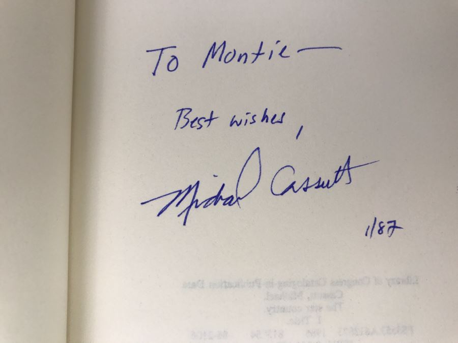 Signed First Edition 1986 Hardcover Book The Star Country By Michael Cassutt [Photo 6]