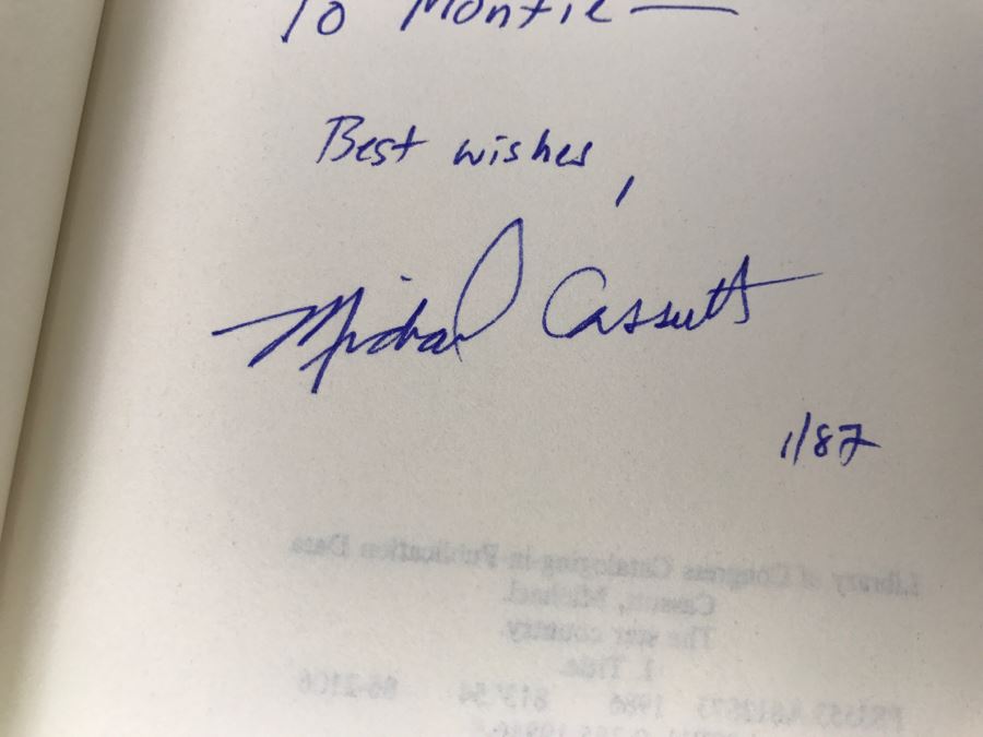 Signed First Edition 1986 Hardcover Book The Star Country By Michael Cassutt [Photo 7]