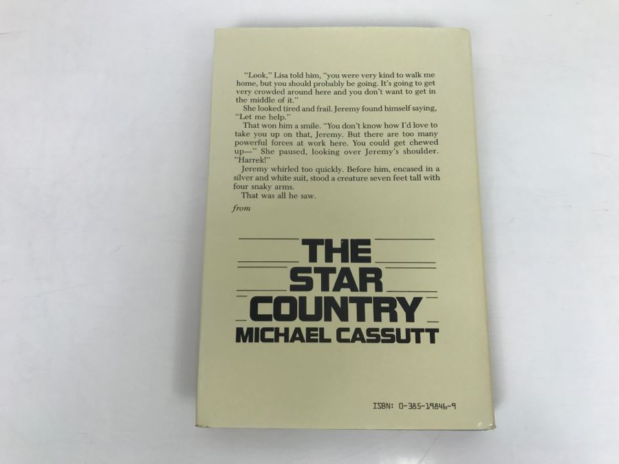Signed First Edition 1986 Hardcover Book The Star Country By Michael Cassutt [Photo 4]