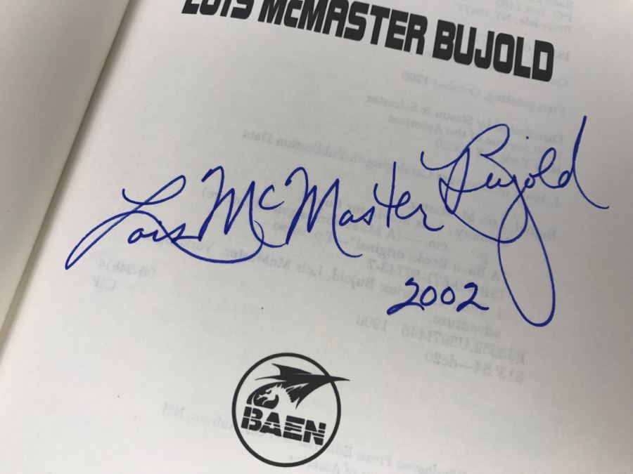 Signed First Printing 1996 Hardcover Book Memory By Lois McMaster Bujold [Photo 7]
