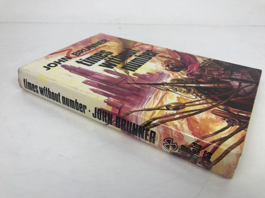Signed 1974 Hardcover Book Times Without Number By John Brunner [Photo 3]