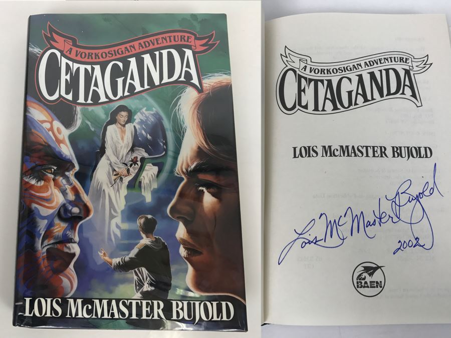 Signed First Printing 1996 Hardcover Book Cetaganda By Lois McMaster Bujold [Photo 1]