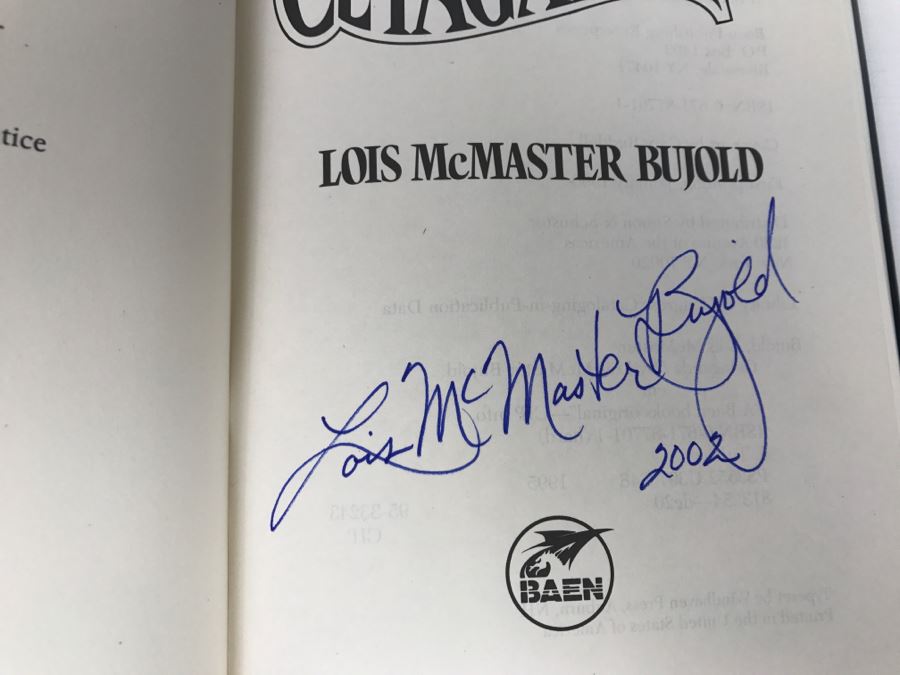 Signed First Printing 1996 Hardcover Book Cetaganda By Lois McMaster Bujold [Photo 6]