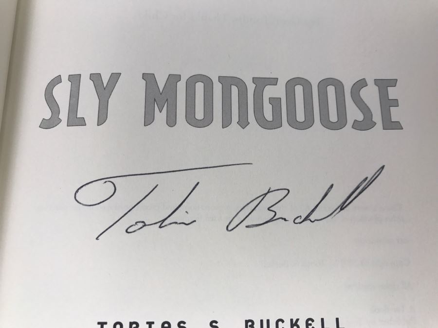 Signed First Edition 2008 Hardcover Book Sly Mongoose By Tobias S. Buckell [Photo 7]