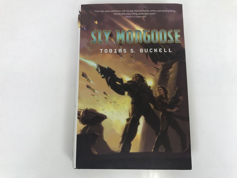 Signed First Edition 2008 Hardcover Book Sly Mongoose By Tobias S. Buckell [Photo 2]