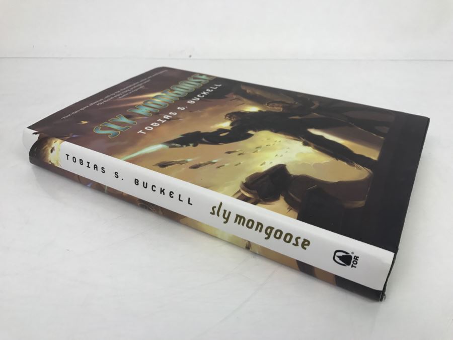 Signed First Edition 2008 Hardcover Book Sly Mongoose By Tobias S. Buckell [Photo 3]