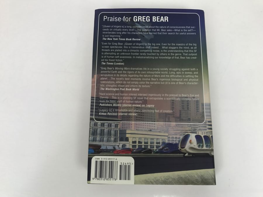 Signed First Edition 1997 Hardcover Book Slant By Greg Bear [Photo 4]