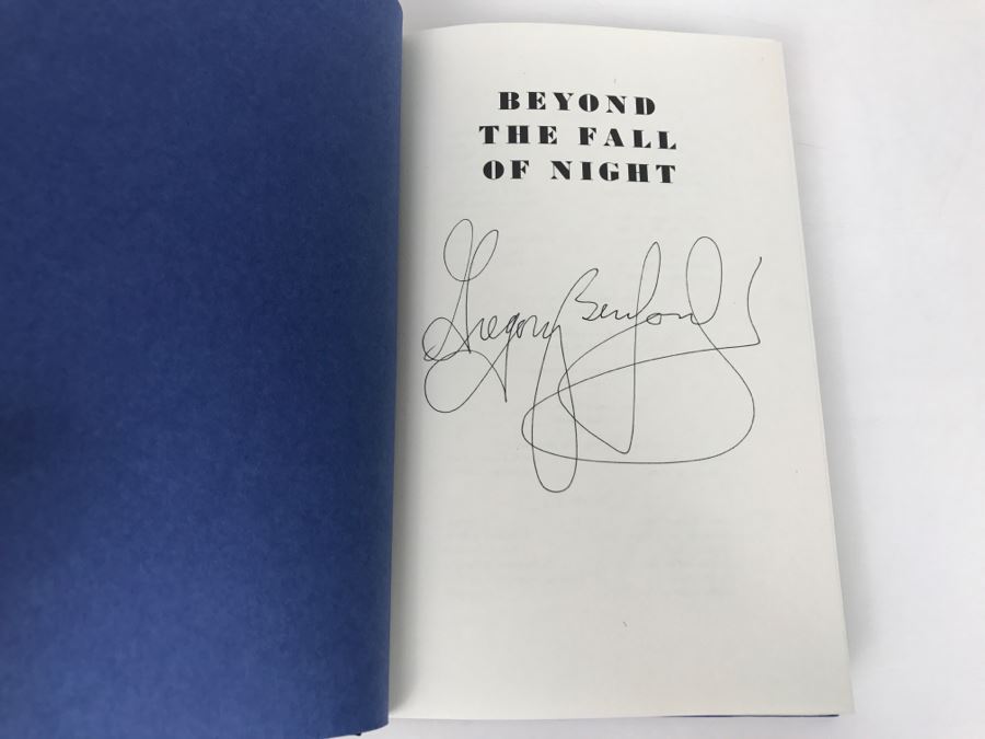 Signed Hardcover Book Beyond The Fall Of Night By Arthur C. Clarke And Gregory Benford (Signed By Gregory Benford) [Photo 5]