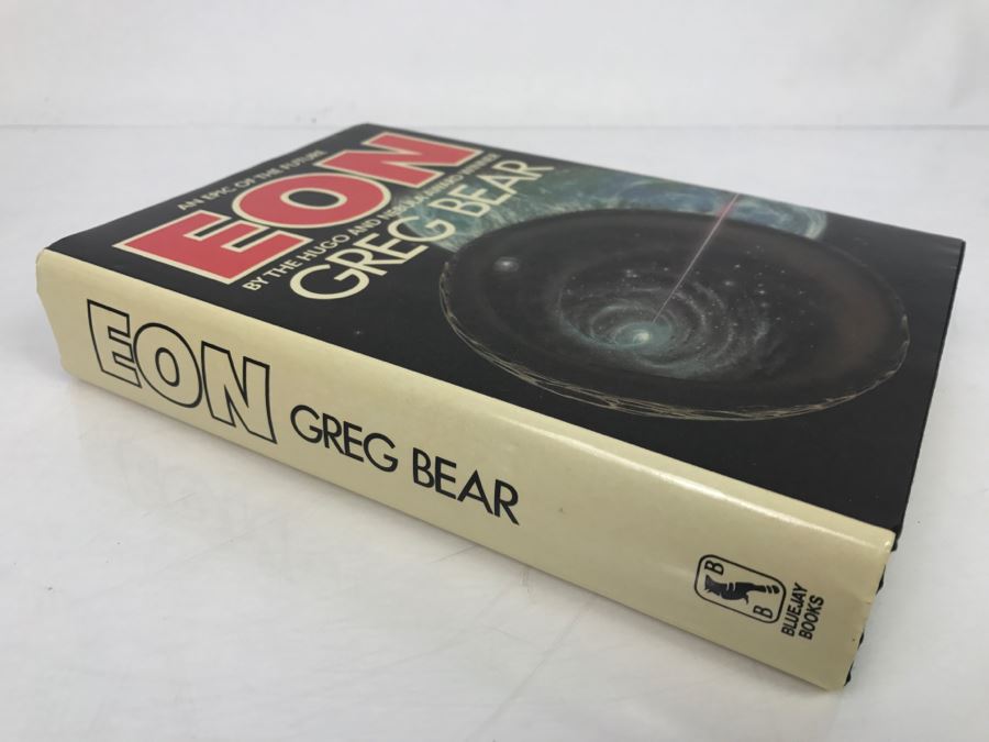 Signed First Bluejay Printing 1985 Hardcover Book EON By Greg Bear [Photo 3]
