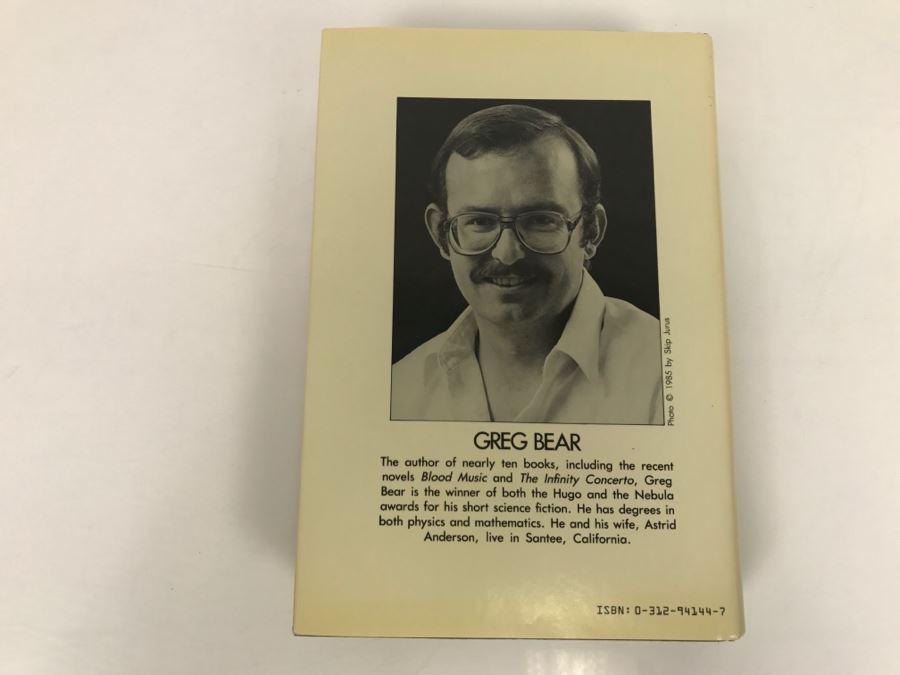 Signed First Bluejay Printing 1985 Hardcover Book EON By Greg Bear [Photo 4]