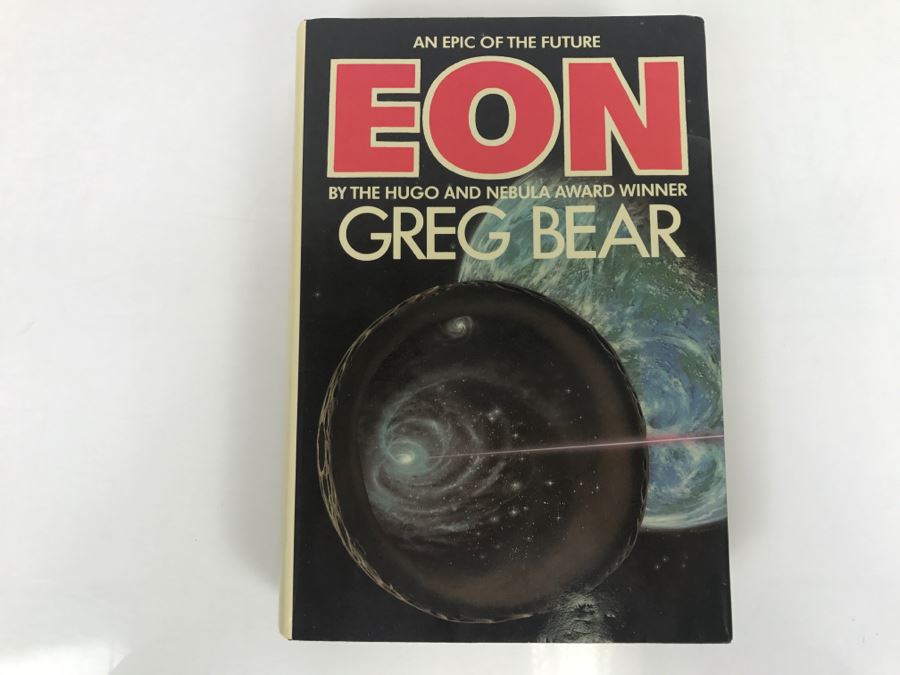 Signed First Bluejay Printing 1985 Hardcover Book EON By Greg Bear [Photo 2]