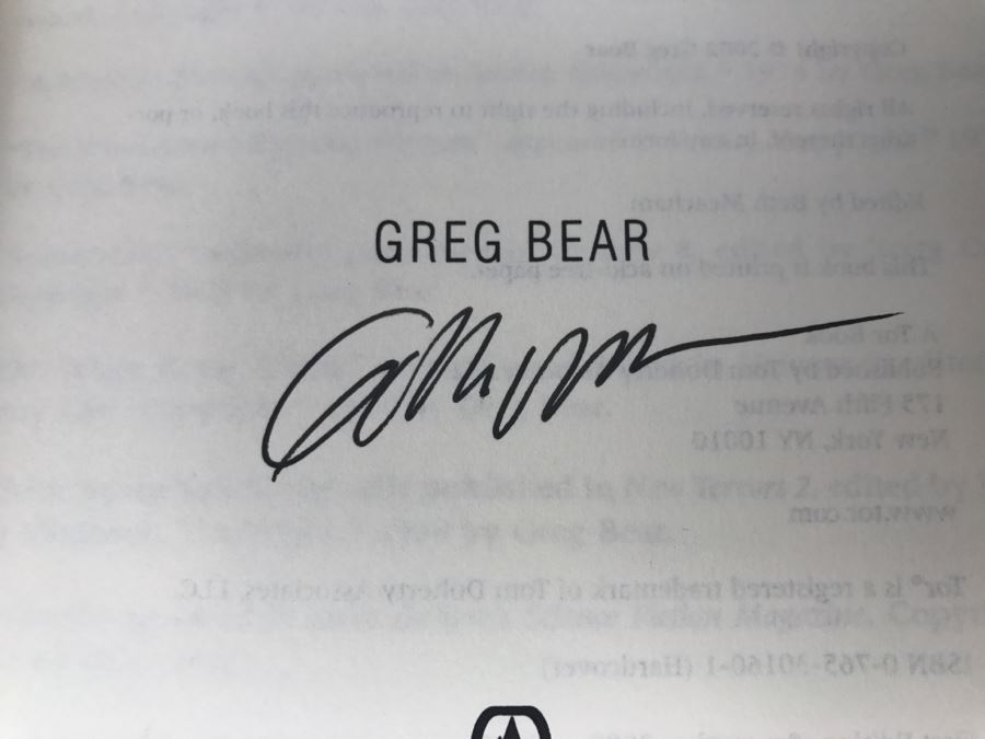 Signed First Edition 2002 The Collected Stories Of Greg Bear By Greg Bear [Photo 7]