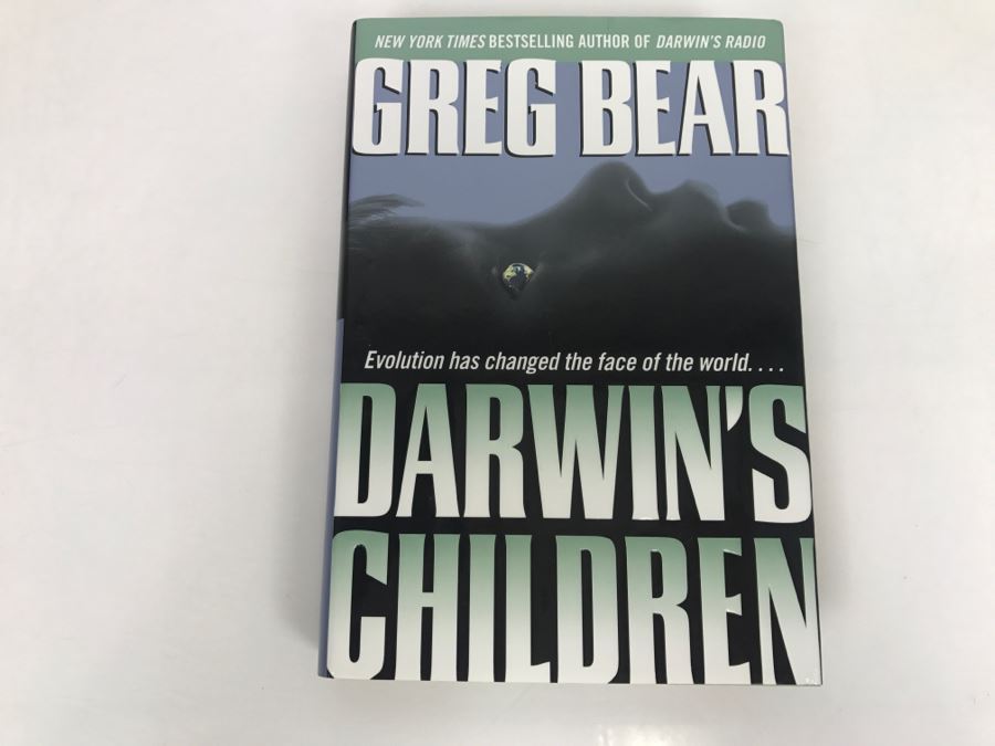 Signed First Edition 2003 Hardcover Book Darwin's Children By Greg Bear [Photo 2]