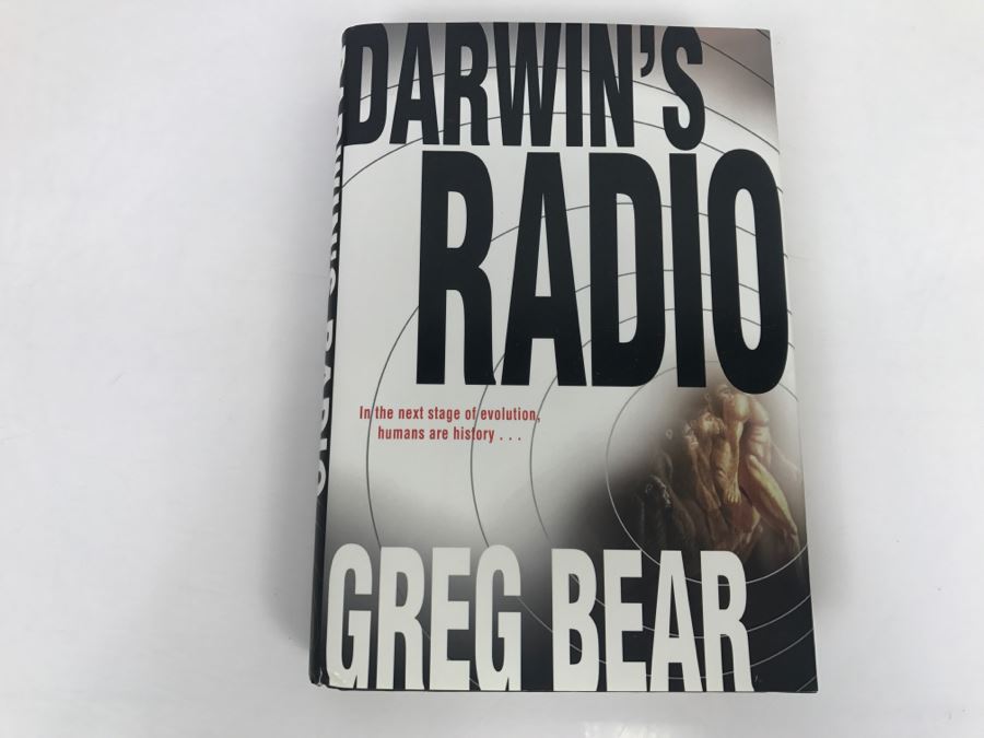 Signed First Edition 1999 Hardcover Book Darwin's Radio By Greg Bear [Photo 2]