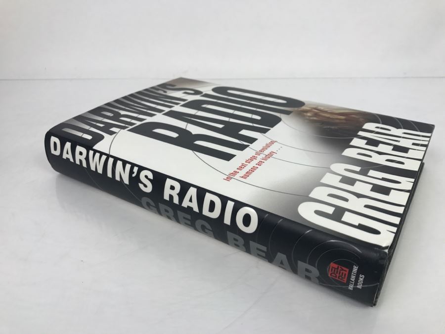 Signed First Edition 1999 Hardcover Book Darwin's Radio By Greg Bear [Photo 3]
