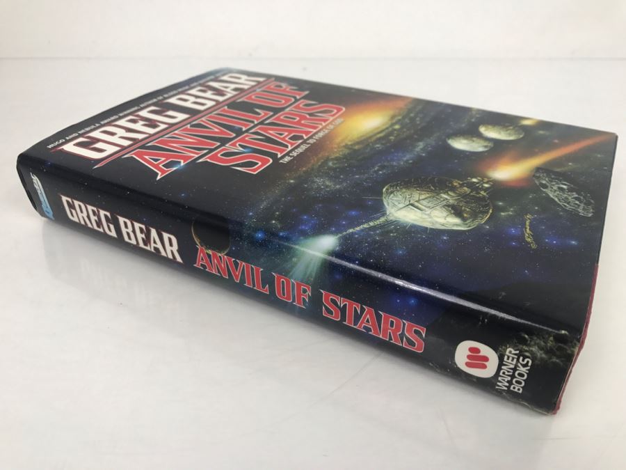 Signed First Printing 1992 Hardcover Book Anvil Of Stars By Greg Bear [Photo 3]