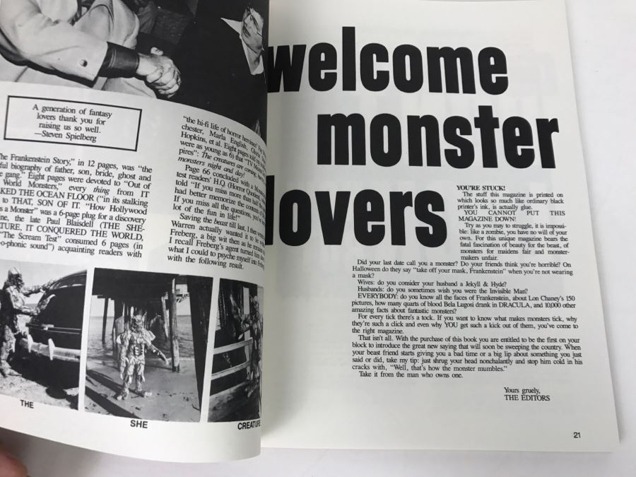 Signed First Printing Book Famous Monsters Of Filmland By Forrest J Ackerman (Signed By Forrest J Ackerman) [Photo 12]