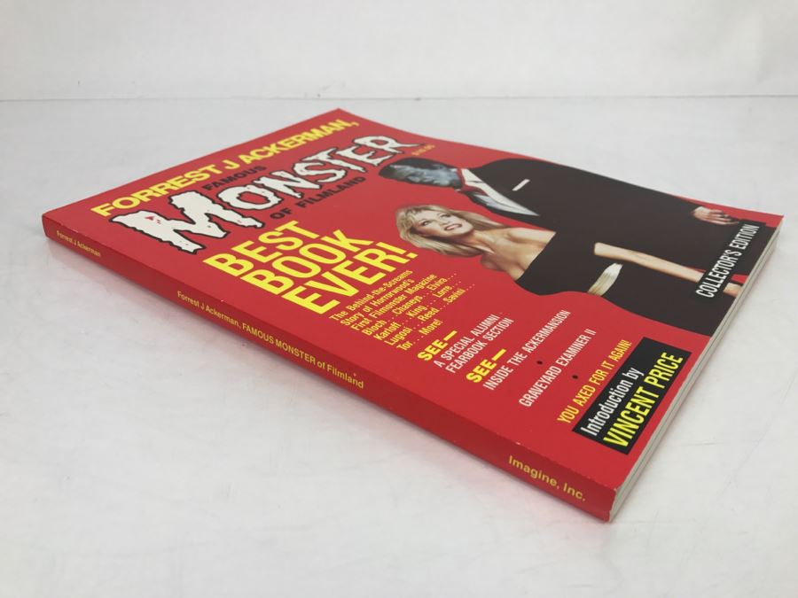 Signed First Printing Book Famous Monsters Of Filmland By Forrest J Ackerman (Signed By Forrest J Ackerman) [Photo 3]