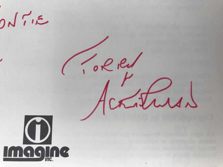 Signed First Printing Book Famous Monsters Of Filmland By Forrest J Ackerman (Signed By Forrest J Ackerman) [Photo 8]