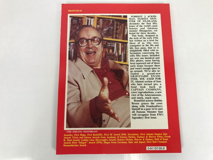 Signed First Printing Book Famous Monsters Of Filmland By Forrest J Ackerman (Signed By Forrest J Ackerman) [Photo 4]