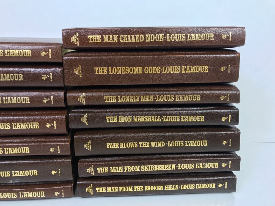 Collection Of (14) Books 1984 Louis L'Amour Hardcover Collection Bantam ...