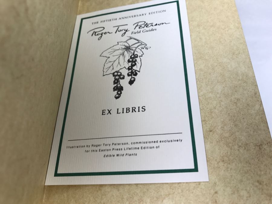 (10) Easton Press Books 1985 The Fiftieth Anniversary Edition Roger Tory Peterson Field Guides Sponsored By The National Audobon Society And The National Wildlife Federation (See Details For Titles) - Plants [Photo 9]