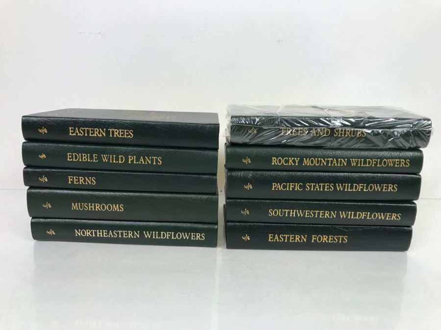 (10) Easton Press Books 1985 The Fiftieth Anniversary Edition Roger Tory Peterson Field Guides Sponsored By The National Audobon Society And The National Wildlife Federation (See Details For Titles) - Plants [Photo 3]
