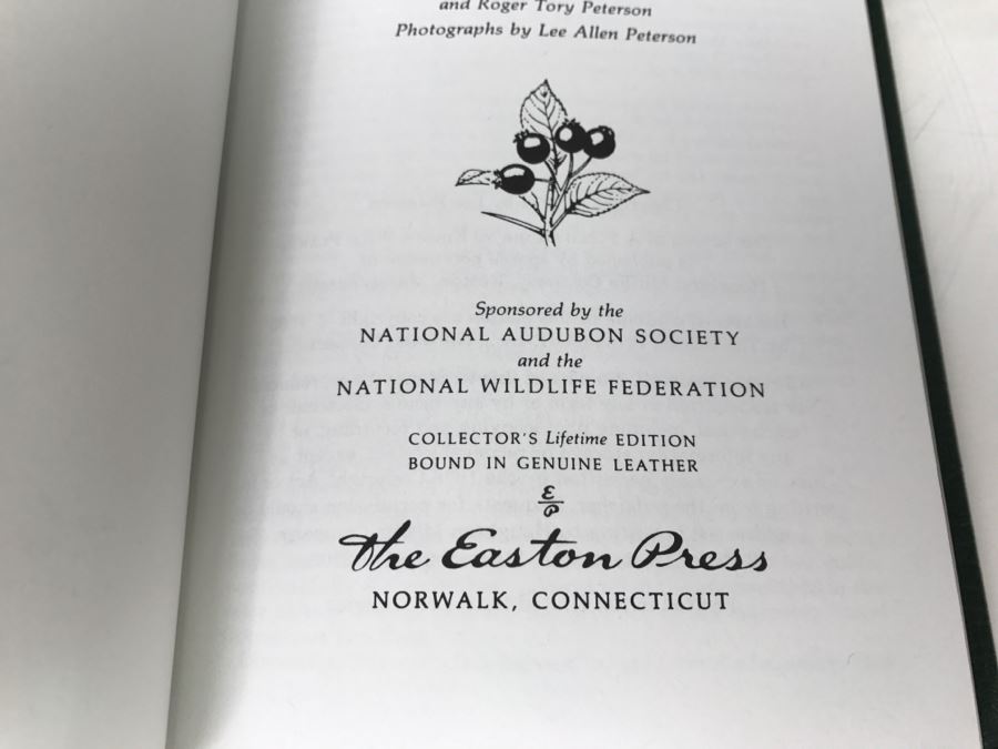 (10) Easton Press Books 1985 The Fiftieth Anniversary Edition Roger Tory Peterson Field Guides Sponsored By The National Audobon Society And The National Wildlife Federation (See Details For Titles) - Plants [Photo 13]