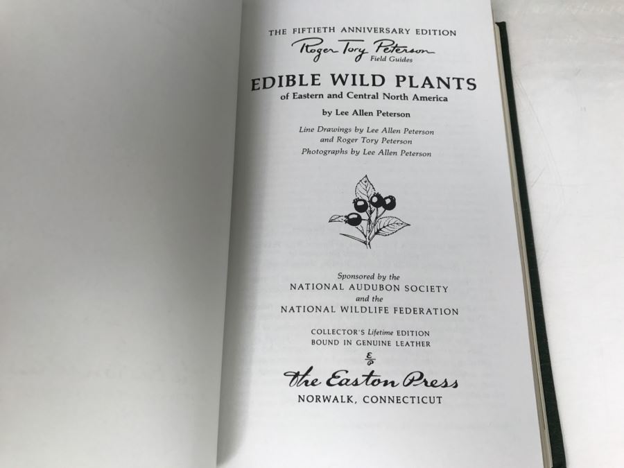 (10) Easton Press Books 1985 The Fiftieth Anniversary Edition Roger Tory Peterson Field Guides Sponsored By The National Audobon Society And The National Wildlife Federation (See Details For Titles) - Plants [Photo 11]