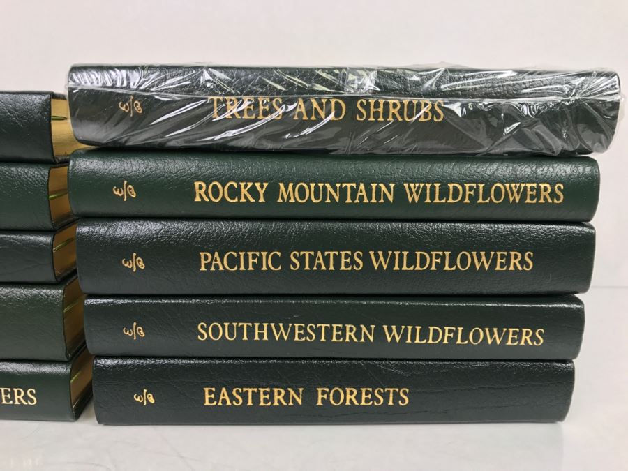 (10) Easton Press Books 1985 The Fiftieth Anniversary Edition Roger Tory Peterson Field Guides Sponsored By The National Audobon Society And The National Wildlife Federation (See Details For Titles) - Plants [Photo 5]