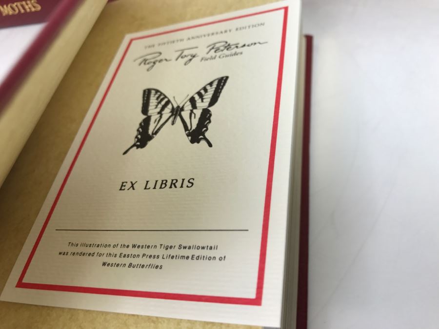(5) Easton Press Books 1985 The Fiftieth Anniversary Edition Roger Tory Peterson Field Guides Sponsored By The National Audobon Society And The National Wildlife Federation (See Details For Titles) - Insects [Photo 4]