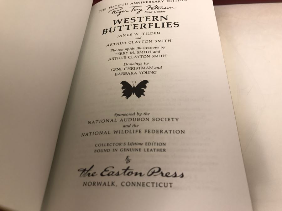 (5) Easton Press Books 1985 The Fiftieth Anniversary Edition Roger Tory Peterson Field Guides Sponsored By The National Audobon Society And The National Wildlife Federation (See Details For Titles) - Insects [Photo 5]