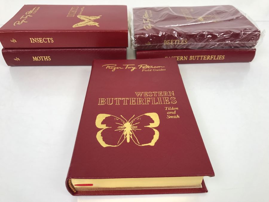 (5) Easton Press Books 1985 The Fiftieth Anniversary Edition Roger Tory Peterson Field Guides Sponsored By The National Audobon Society And The National Wildlife Federation (See Details For Titles) - Insects [Photo 2]
